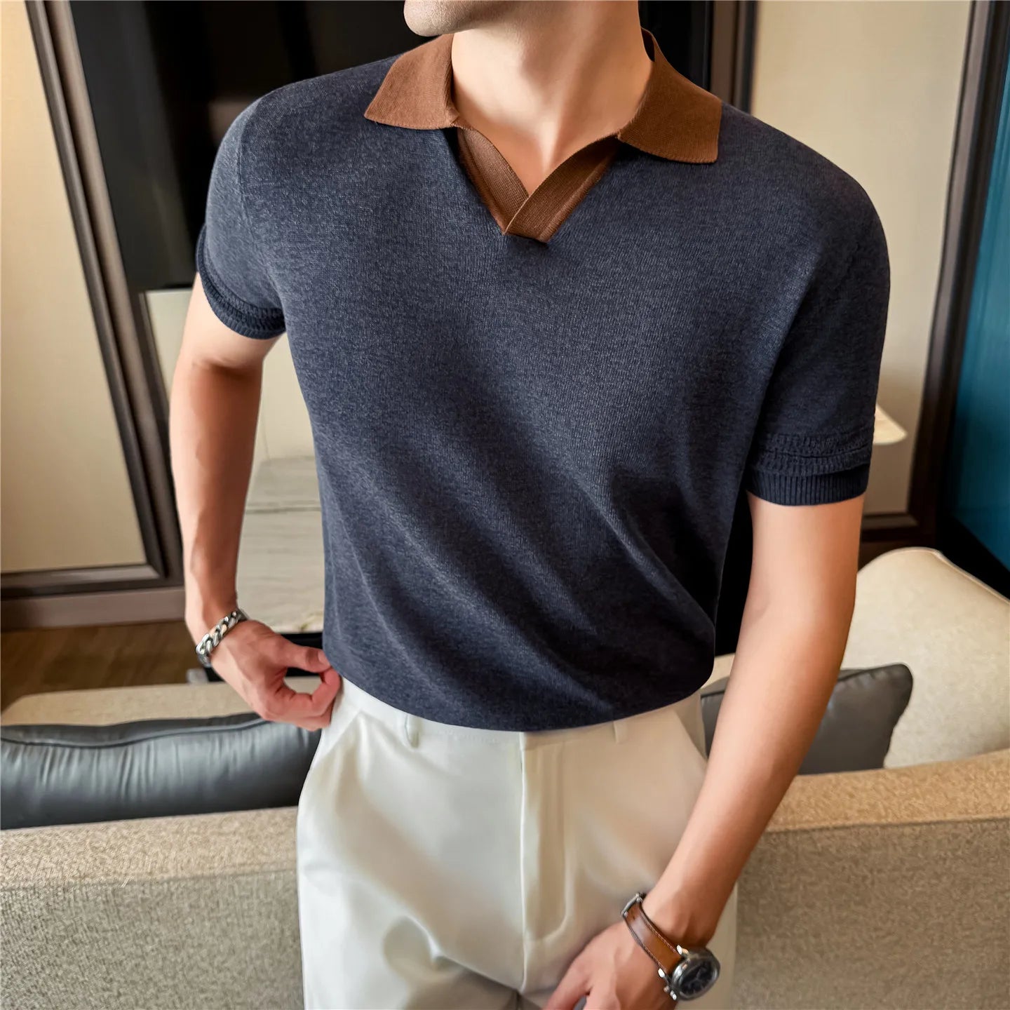 Tuscany Light Knitted Polo
