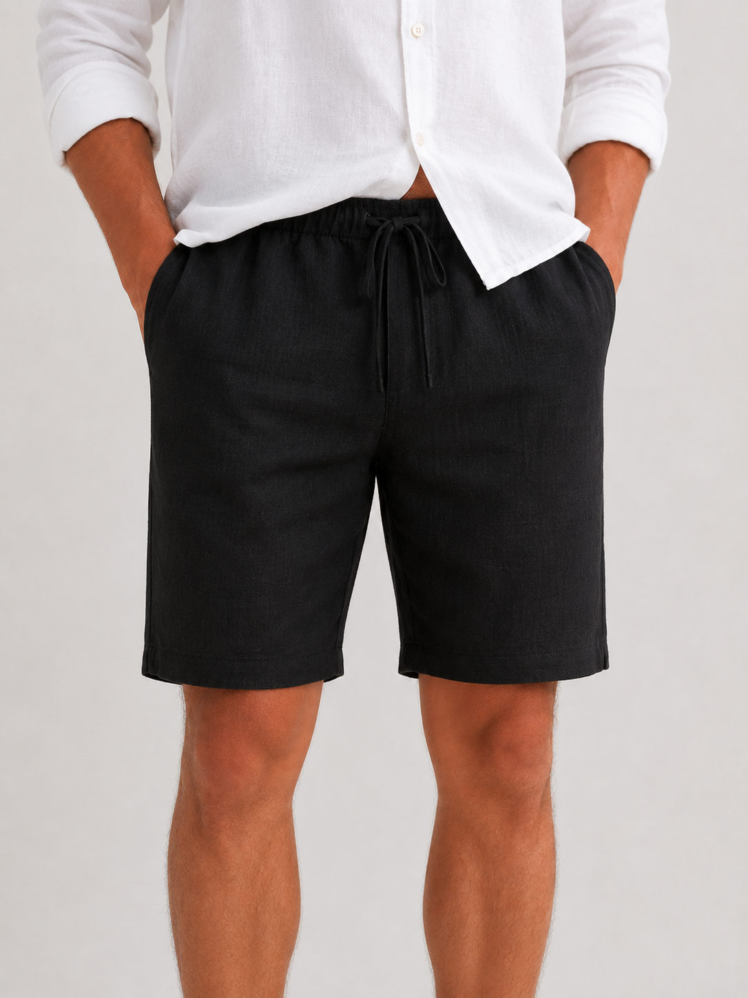 Relaxed Linen Shorts