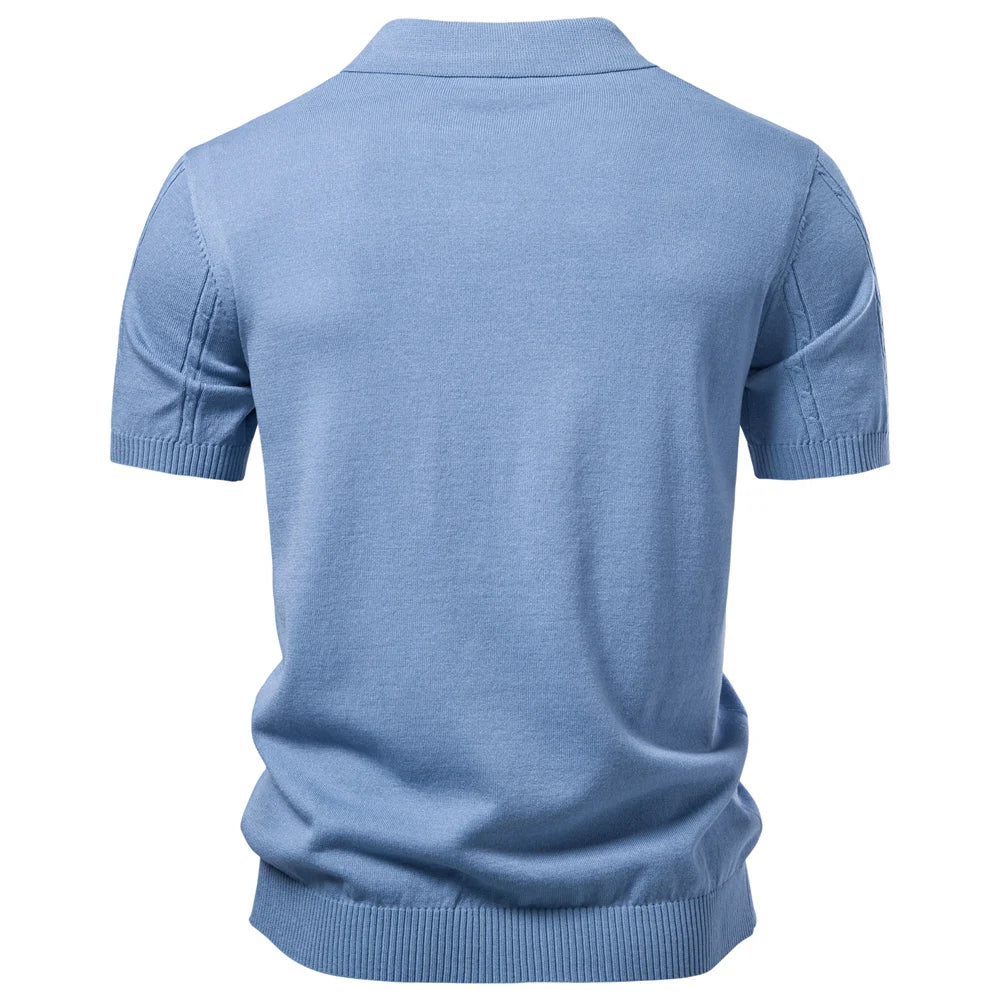 Portofino Cable Knit Polo